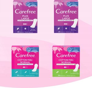 Carefree Plus Large wkładki higieniczne Light Scent 64szt. 9