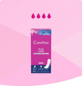 Carefree Plus Large wkładki higieniczne Light Scent 64szt. 10