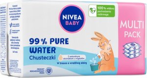 Nivea Chusteczki nawilżane 99% Pure Water 3x57 szt. 3