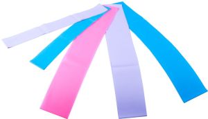 inSPORTline Powerband średni opór niebieski 1 szt. 4