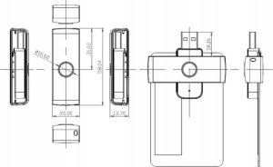 Czytnik ACS ACS ACR39U-N1 czytnik do kart chipowych Wewnętrzna USB USB 2.0 Biały 5