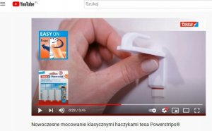 Tesa TESA 58031-00020-20 wieszak Wewnętrzna Hak na zdjęcia Biały 2 szt. 10