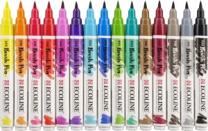 EcoLine Ecoline Brush Pen set | 15 colours 4