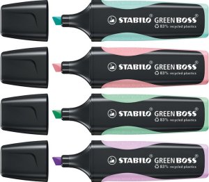 Stabilo Stabilo Green Boss Gul - 83% genanvendt plast - (10 stk.) 4
