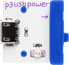 LittleBits littleBits power (USB), Power module, littleBits, Blue, White, 95.2 mm, 190.5 mm, 12.7 mm 1