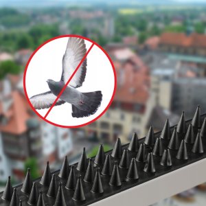 Kadax Kolce Na Ptaki Gołębie Gęste Plastikowe 30szt 15M 3