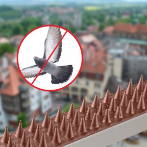 Kadax Kolce Na Ptaki Gołębie Gęste Plastikowe 10szt 5M 3