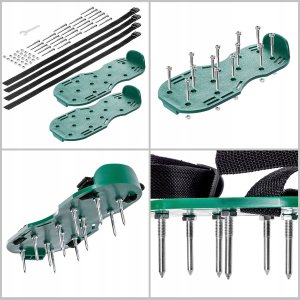 Kadax KADAX Aerator Duże Kolce Buty Do Napowietrzania Trawy Areator Wertykulator 9