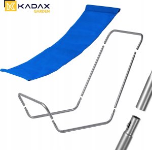 Kadax KADAX Leżak Składany Ogrodowy Fotel Z Pokrowcem 9