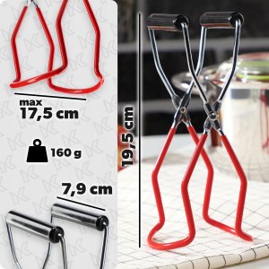 Kadax KADAX Chwytak Do Wyciągania Gorących Słoików Stal 3