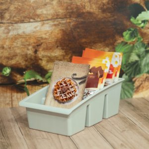 Kadax KADAX Organizer Na Przyprawy Pojemnik Do Szuflady Na Zioła Kuchenny Biały 4
