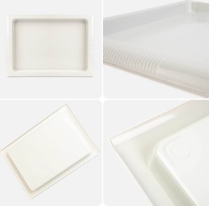 Kadax KADAX Taca Barowa Tacka Kuchenna Plastikowa Kelnerska Duża Biała 10
