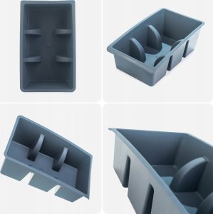 Kadax KADAX Organizer Na Przyprawy Pojemnik Do Szuflady Kuchenny Ciemny Popiel 8