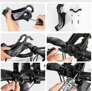 WildMan WILDMAN sakwa rowerowa na kierownicę na zamek GS9 3L czarna 10