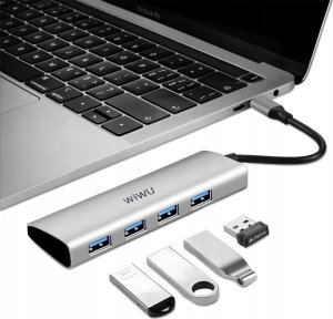 HUB USB WiWU HUB Alpha A440 Pro USB C do 4x USB3.0 3