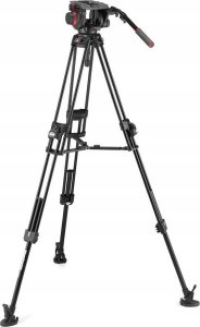 Manfrotto Zestaw 645 Alu Fast Twin +głowica 509 rozp 2w1 1