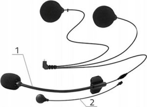 Słuchawka Triton Interkom motocyklowy FreedConn KY-Pro Single EU 15