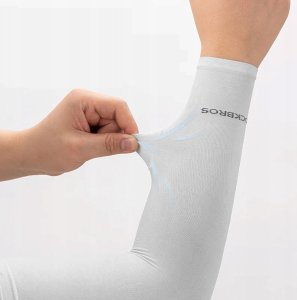 RockBros Rękawki kolarskie Rockbros XT9002W - białe (2 szt.) 5