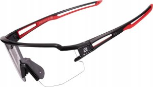 RockBros Okulary rowerowe fotochromowe z filtrami UV 400 UVA i UVB czarno-czerwone ROCKBROS 4