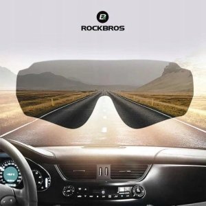 RockBros Okulary rowerowe fotochromowe z ramką i filtrami UV 400 UVA i UVB czarne ROCKBROS 23