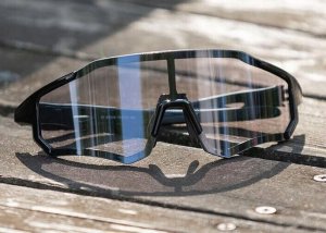 RockBros Okulary rowerowe fotochromowe z ramką i filtrami UV 400 UVA i UVB czarne ROCKBROS 4