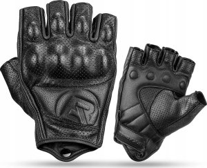 RockBros Rękawiczki motocyklowe bez palców z ochroną kostek rozmiar XL czarne ROCKBROS 1