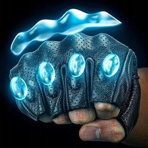 RockBros Rękawiczki motocyklowe bez palców z ochroną kostek rozmiar XL czarne ROCKBROS 3