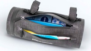 RockBros Praktyczna torba rowerowa wodoodporna mocowana na kierownicę czarna ROCKBROS 3