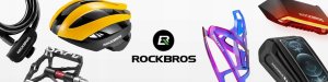 RockBros Zapięcie rowerowe zamek na klucz lina 1.1m - czarne ROCKBROS 9