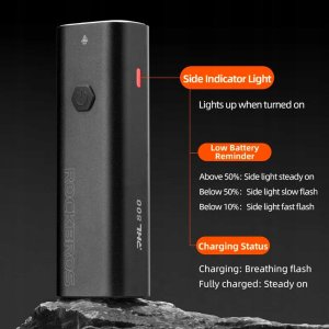RockBros Lampka rowerowa przednia 800lm + kabel USB-C 4 tryby pracy ROCKBROS 4