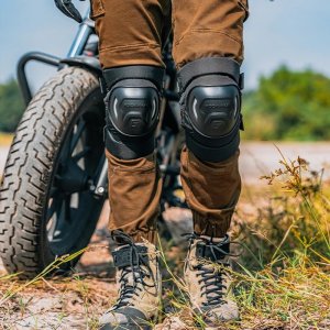 RockBros Ochraniacze na kolana na motor rower MTB czarne ROCKBROS 2