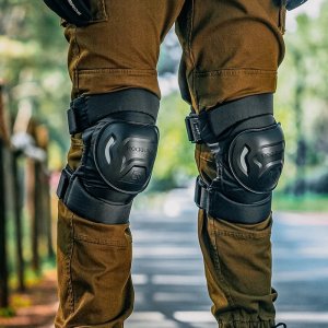 RockBros Ochraniacze na kolana na motor rower MTB czarne ROCKBROS 3