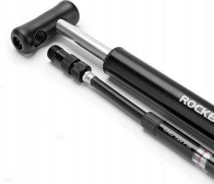 RockBros Pompka rowerowa i do piłek podłogowa 8 bar z chwytem na ramę - czarna ROCKBROS 2