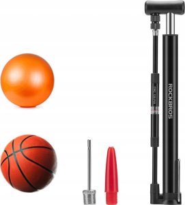 RockBros Pompka rowerowa i do piłek podłogowa 8 bar z chwytem na ramę - czarna ROCKBROS 3