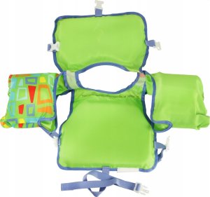 Bestway 32174 Kamizelka dmuchana do pływania kapok z rękawkami zielona 3-6lat 13-30kg 3