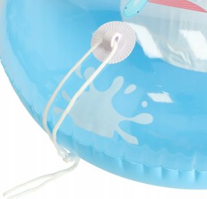 Bestway BESTWAY 34037 Kółko do pływania dla niemowląt koło pontonik dla dzieci dmuchany z siedziskiem łódka ponton niebieski 3+ 45kg 3