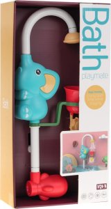 Triton Prysznic Słonik Zabawka do kąpieli dla dzieci 18m+ Kubek z dziurkami + Obrotowe kółko + Obrotowy kran 2