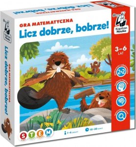 Triton Gra edukacyjna "Licz dobrze bobrze!" dla dzieci 3-6 lat Matematyczno-logiczna rozrywka + Nauka liczenia 2