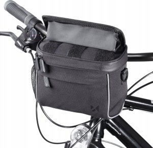 Triton Torba rowerowa na kierownicę do nawigacji z paskiem na ramię czarna WOZINSKY 21