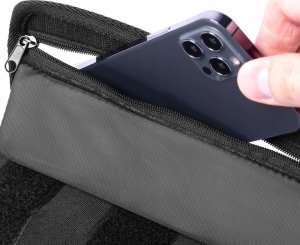 Triton Torba rowerowa na kierownicę do nawigacji z paskiem na ramię czarna WOZINSKY 10