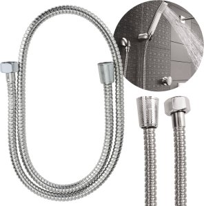 Wąż prysznicowy PrzydaSie Wąż Prysznicowy Standardowy Chromowany 150Cm 1,5M 2