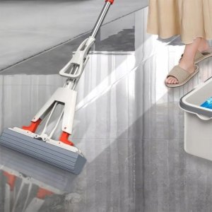 Mop PrzydaSie Mop Gąbkowy Do Mycia Podłóg Wysickany Gąbczasty Ściągacz Do Wody Gąbka 2