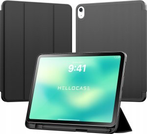 Etui na tablet Hello Case Etui do iPad 7 / 8 / 9 10.2" cala SMART PENCIL (Czarne,Silikonowe,Pancerne) 1