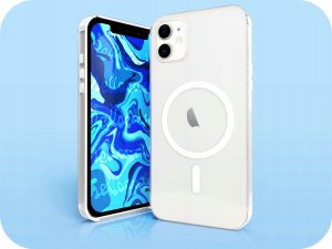Hello Case Etui magsafe do iPhone 11 magnetyczne pancerne obudowa SZKŁO HARTOWANE 5D 4