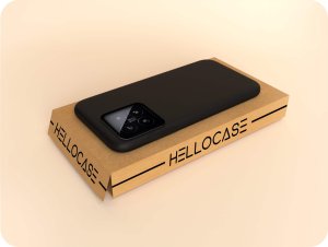 Hello Case ETUI DO XIAOMI 14 GUMOWE OBUDOWA CZARNE MATOWE SILIKON POKROWIEC SLIM COVER 5