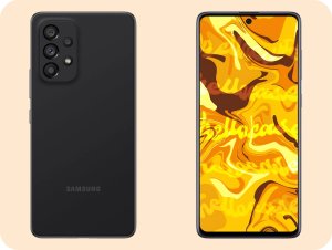 Hello Case Etui do Samsung Galaxy A53 5G (Czarne, Matowe, Obudowa Slim) SZKŁO 9H 3