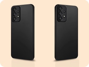 Hello Case Etui do Samsung Galaxy A53 5G (Czarne, Matowe, Obudowa Slim) SZKŁO 9H 6