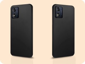 Hello Case Etui do Motorola Moto E13 (Czarne, Matowe, Obudowa Slim, Silikon) SZKŁO 6