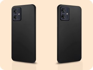 Hello Case Etui do Motorola Moto G54 5G (Czarne, Matowe, Obudowa Slim) SZKŁO 6