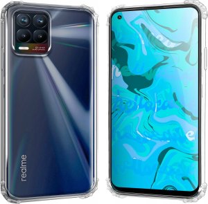 Hello Case Etui do Realme 8 / 8 PRO (Przezroczyste, Pancerne, Na Telefon) Szkło Pełne 3